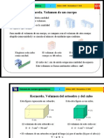 Volúmenes de Cuerpos Geométricos