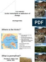 Streams As Sensors: Arctic Watersheds As Indicators of Change