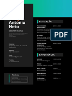 Antonio Neto designer gráfico e graduando em publicidade