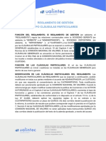 Reglamento de Gestión - Ualintec Ahorro Pesos