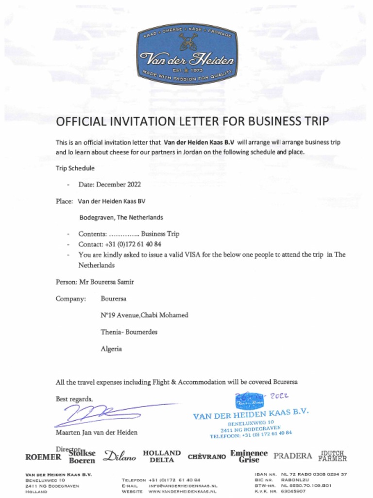Invitation Holland PDF