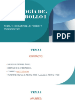 Psicología Del Desarrollo I: Tema 1: Desarrollo Físico Y Psicomotor