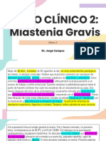 Caso Clínico 2: Miastenia Gravis: Dr. Jorge Campos