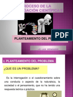 Proceso de La Investigación, II, Planteamiento Del Problema