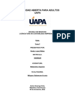 UAPA Escuela de Negocios Contabilidad Tarea 7