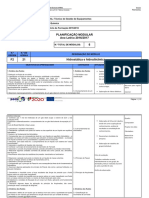 Planificação modular de Física e Química para Técnico de Gestão de Equipamentos