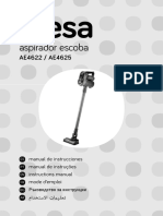 Manual-Aspirador Escoba-UFESA-AE4622 - AE4625-v1