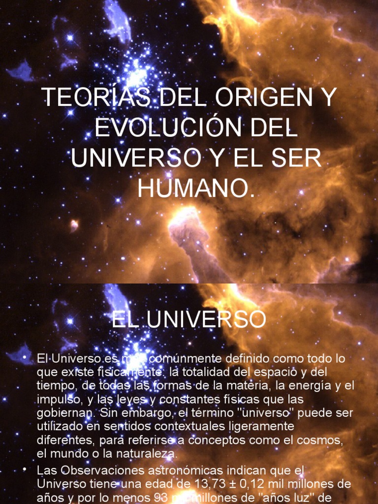 Teoria Del Big Bang In Breve