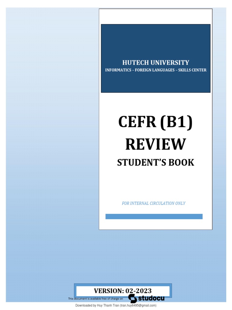 Cefr Students Book Version 02 2023 Ak Download Free Pdf Nonverbal