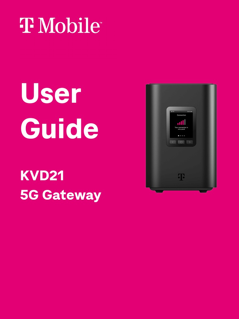 T Mobile Arcadyan kvd21 User Guide English | PDF | Wi Fi | T Mobile Us