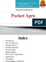 Pocket Agro: A Project Presentation On