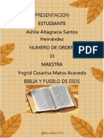 La Biblia y El Pueblo de Dios