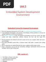 Unit 5 Embedded System Development Environment