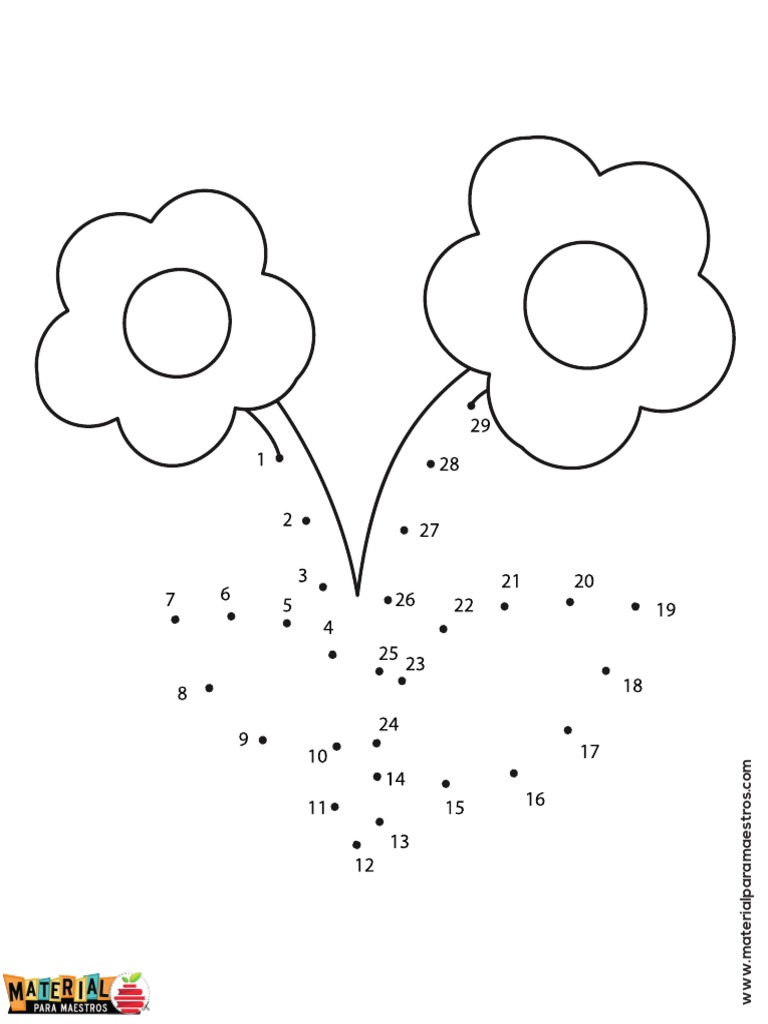 Dibujos para Unir Numeros y Colorear | PDF
