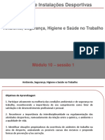 Gestão de Instalações Desportivas: Ambiente, Segurança, Higiene e Saúde No Trabalho