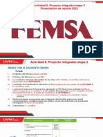 Actividad 6. Proyecto Integrador Etapa 3 Presentación de Reporte 2022