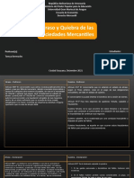 Atraso y Quiebra de Las Sociedades Mercantiles - Jhilbert Martinez 30.040.592