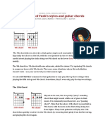 Overview of Funk - S Styles and Guitar Chords