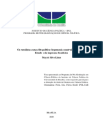 Os Ruralistas Como Elite Política: Hegemonia Construída Através Do Estado e Da Imprensa Brasileira Mayrá Silva Lima