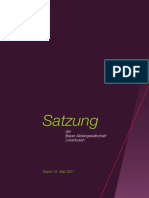 Satzung Der Bayer Ag 2021