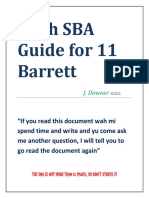 Math SBA Guide For 11 Barrett