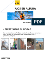 Trabajos en Altura: Ing. Adam C. Vasquez Carrion