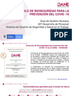 Protocolo de Bioseguridad para La Prevención Del Covid - 19