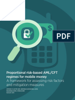 Proportional Risk Based AMLCFT Regimes For Mobile Money