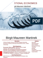 International Economics: Birgit-Maureen Martinek