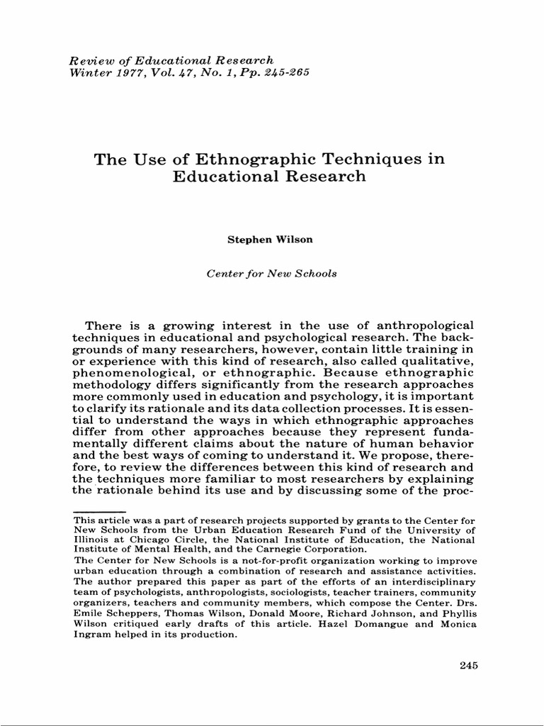 Ethnographic Research Pdf | Ethnography Research Pdf – NOSXAT
