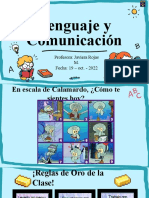 Lenguaje y Comunicación: Profesora: Javiera Rojas M. Fecha: 19 - Oct. - 2022
