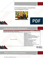 Ley Orgánica para El Desarrollo Económico y Sostenibilidad Fiscal Tras La Pandemia Covid19