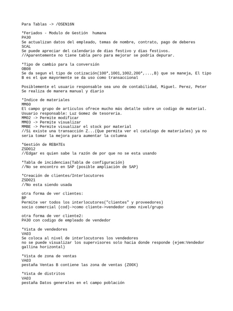 Capa de SAP | PDF