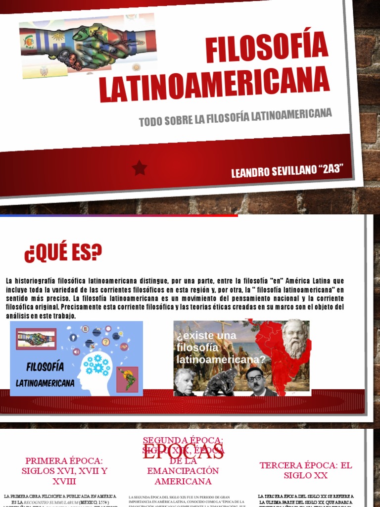 Filosofía Latinoamericana PDF