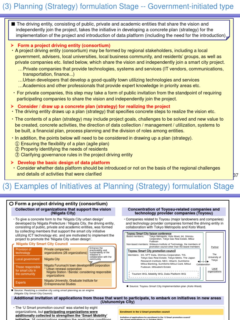Smart City Project Planning Strategies | PDF | Public–Private ...