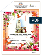 Unidad Educativa" Nuestra Señora de Fátima": Portafolio Multidiscilinario