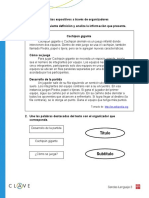 Ficha 29 - Analizar Textos Expositivos A Través de Organizadores