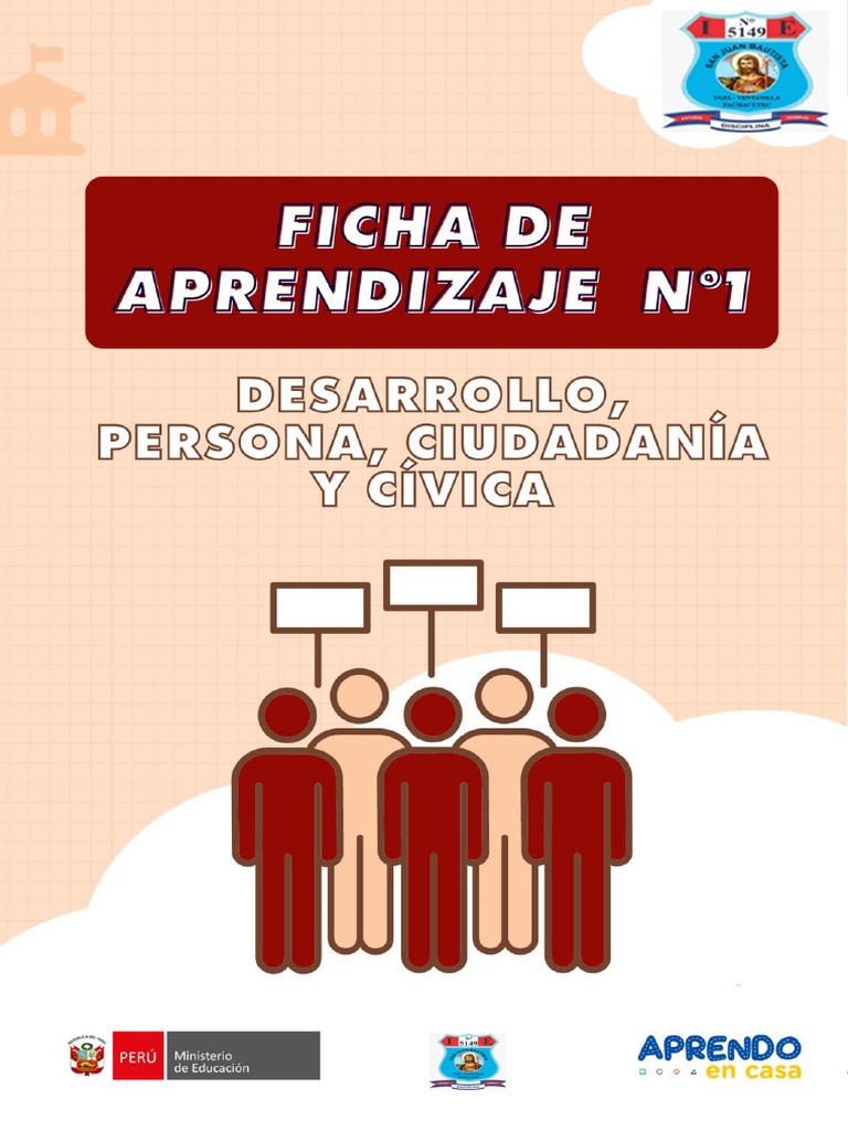 1 Ficha de Aprendizaje DPCC 5° Grado V Unidad | PDF | Democracia ...