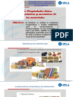 Propiedades Física, Químicas y Mecánicas de Los Materiales: Tema