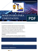 Maquinaria para Cimentacion