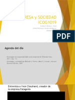 Estrategias RSE y sociedad en empresa