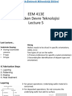 Eem413e Lecture Week 5