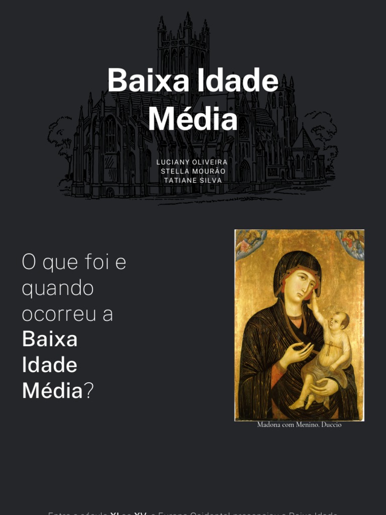 Características da Baixa Idade Média | PDF