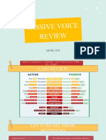 Passive Voice Review: Level Xvi