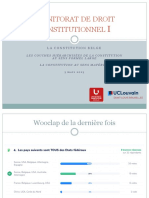 Monitorat #4 - La Constitution Belge - 2023