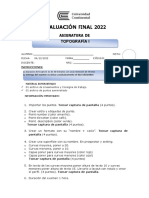 Examen - Lineamientos y Consigna II