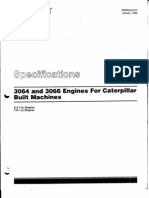 CATERPILLAR 3066 and 3064 Engine Specifications