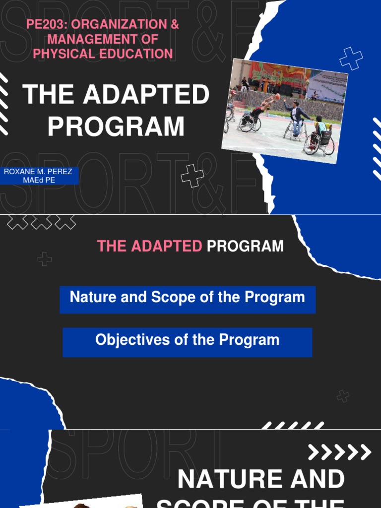 The Adapted Program | PDF