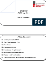 Cours POO en C++: Prof. A. Zergaïnoh