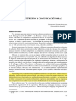 Lectura expresiva y comunicación oral